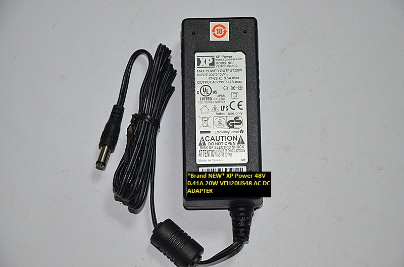 *Brand NEW* VEH20US48 XP Power AC100-240V 48V 0.41A 20W AC DC ADAPTER 5.5*2.5 *Brand NEW* VEH20US48 XP Power AC100-240V 48V 0.41A 20W AC DC ADAPTER 5.5*2.5